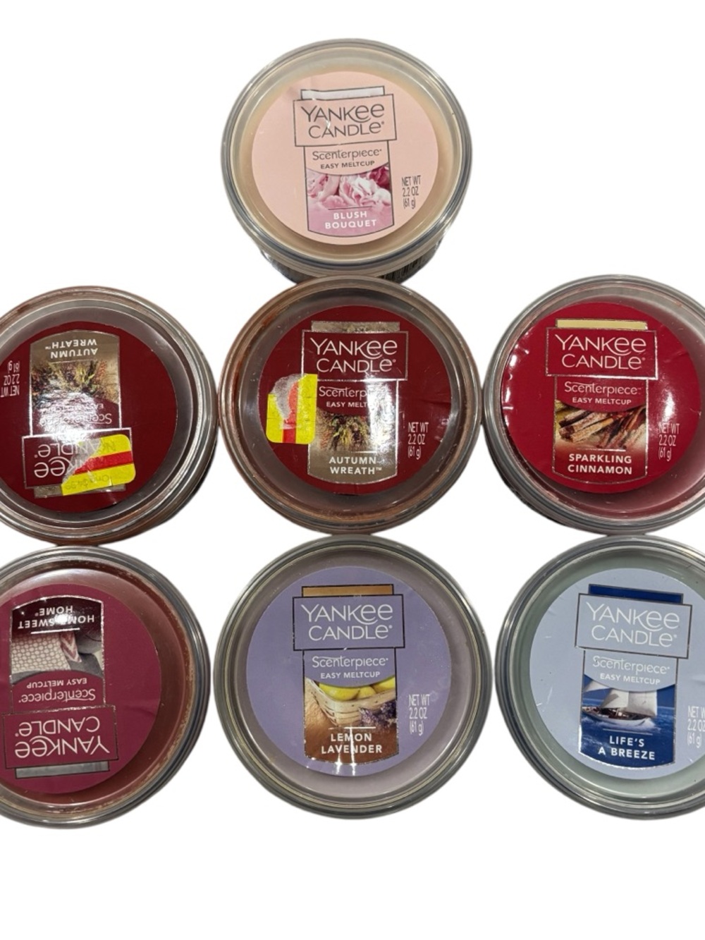 Yankee Candle Assorted Scenterpiece MeltCup - Multi Color Pack